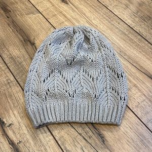 Grey winter hat